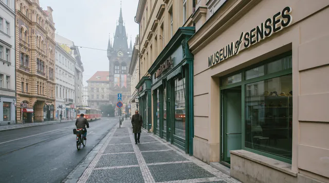 Muzeum smyslů (Museum of Senses) — The Architectural and Commercial Legacy of Jindřišská 20 and the Baťa Empire