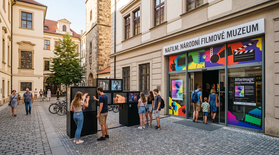 NaFilM: National Film Museum (Národní filmové muzeum) — Urban Gamification: Expanding via the 'Afterimage' Experience