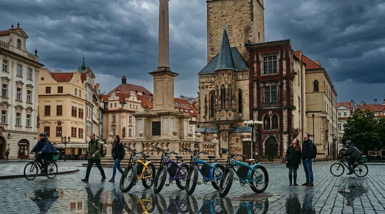 Prague E-Bike City Tour with A Local Guide