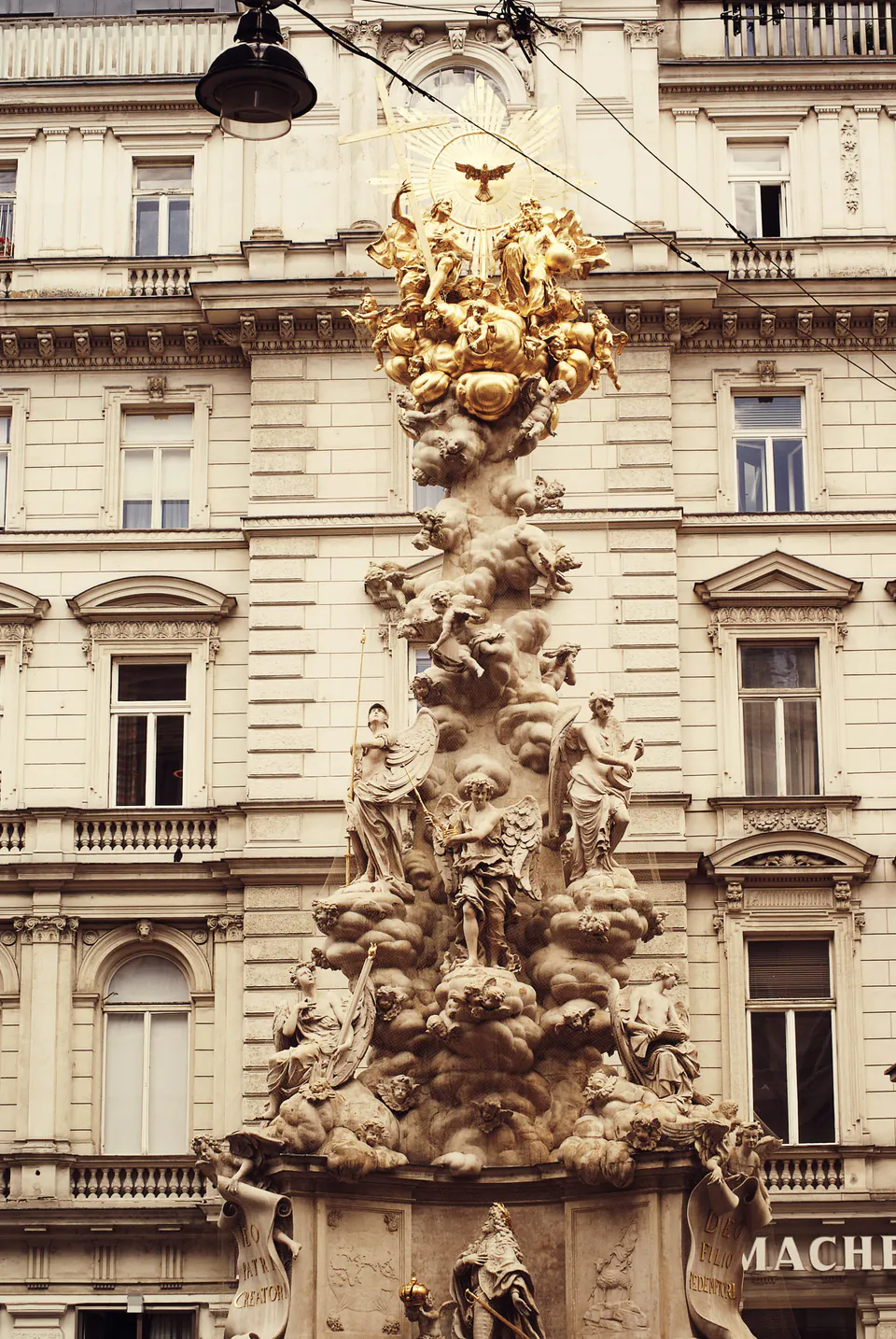 Pestsäule — historic view