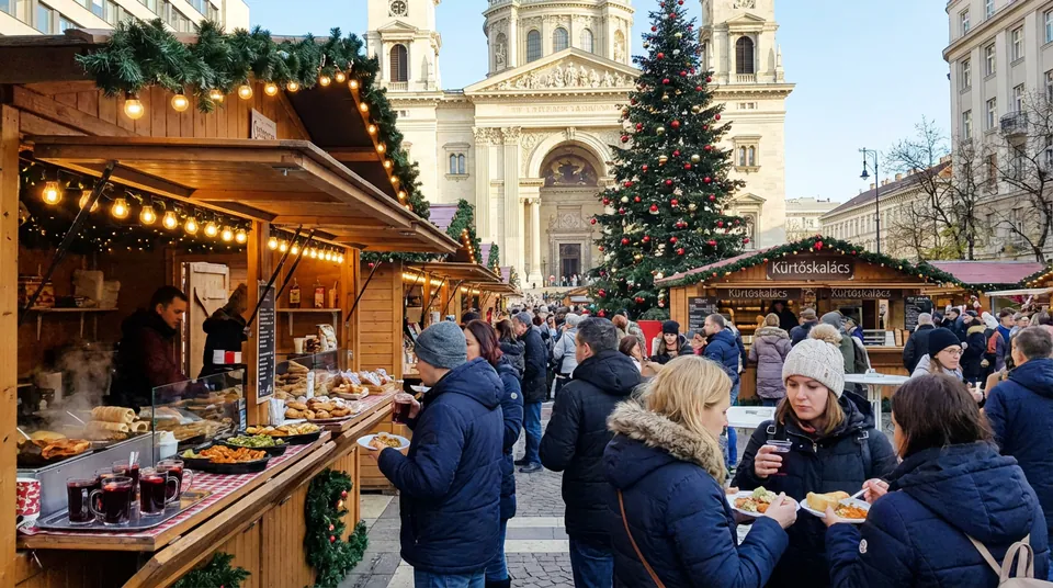 Budapest Christmas Markets (Advent Basilica & Vörösmarty Classic Xmas) — What to Eat & Drink