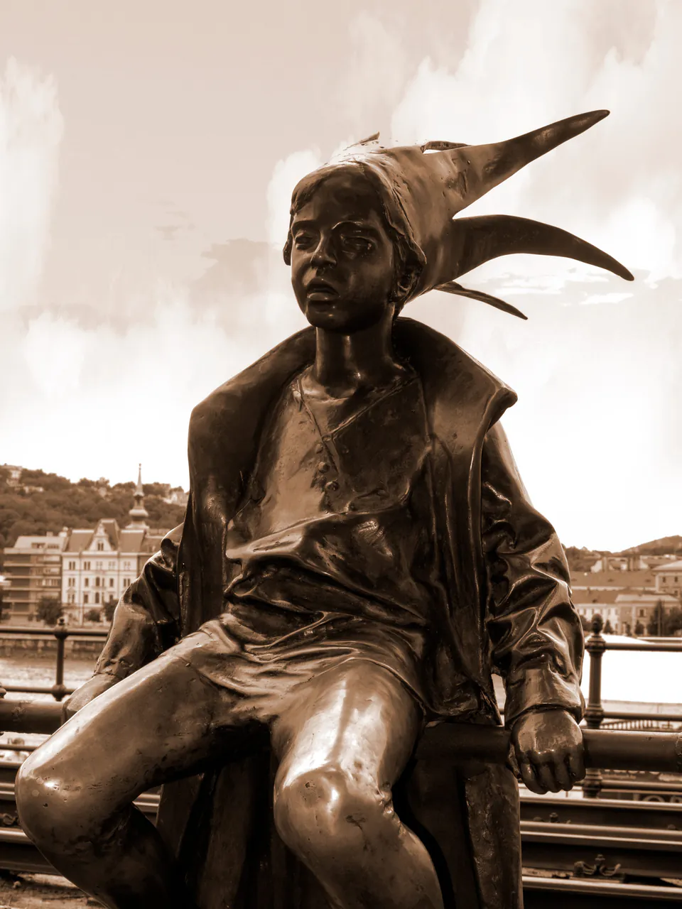 Little Princess Statue — historic view