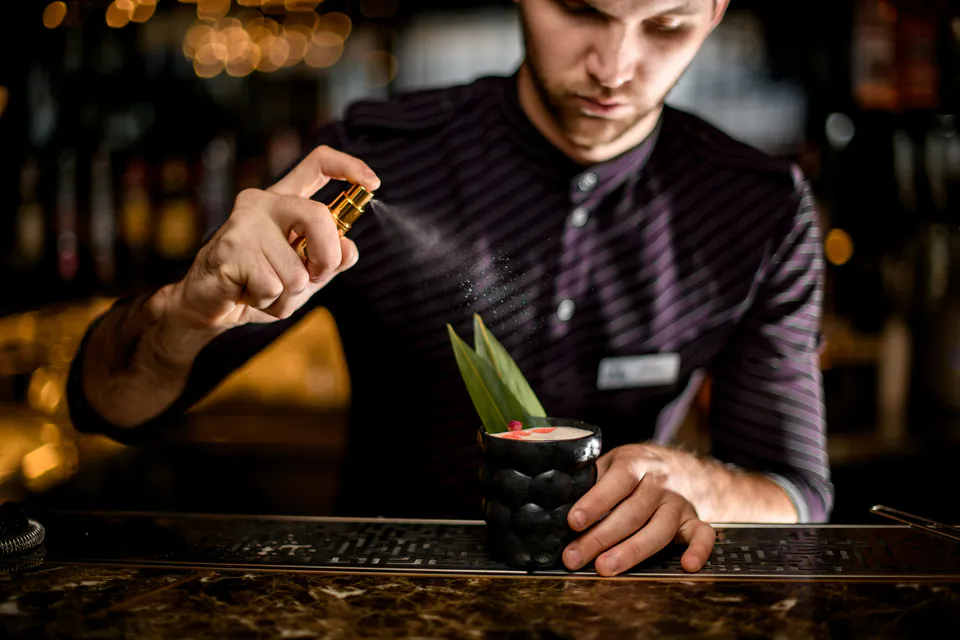 Black Angel's Bar — Curatorial Mixology: Molecular Techniques, Historical Recreations, and Theatricality