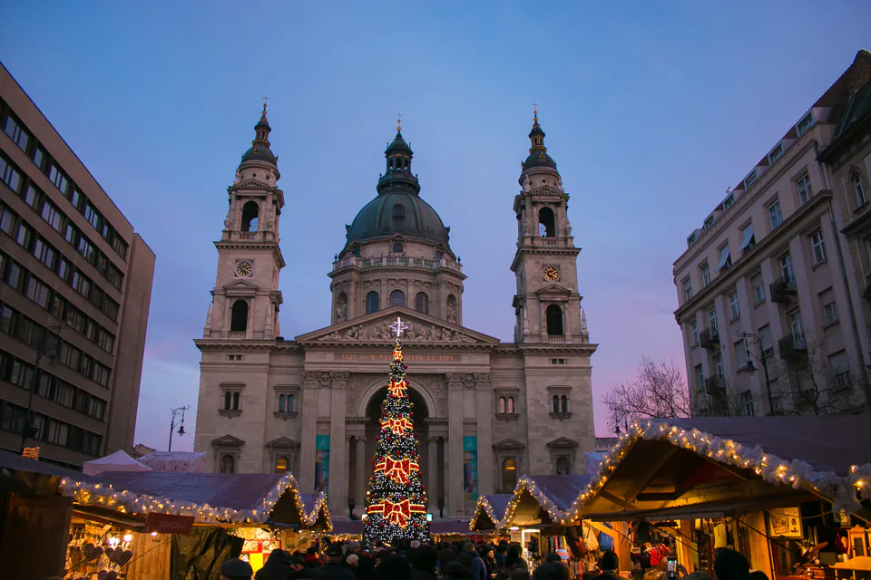 The Insider's Guide to Budapest's Christmas Markets: Magic, Mulled Wine, and Local Secrets — The Titans of Pest: Vörösmarty Square and the Basilica