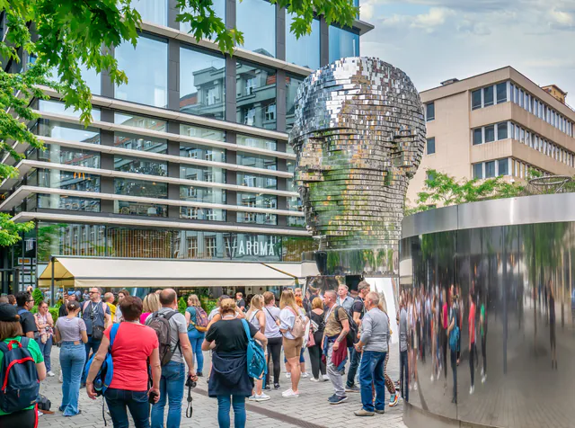 Head of Franz Kafka — The Surrounding Area