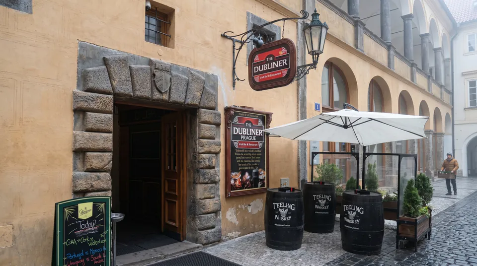 The Dubliner Irish Pub & Restaurant — The Architectural and Historical Heritage of the Ungelt