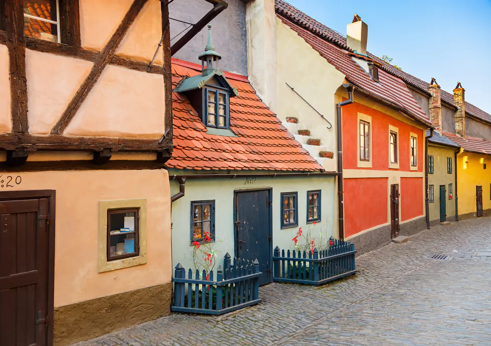 Golden Lane (Zlatá ulička) — historic view