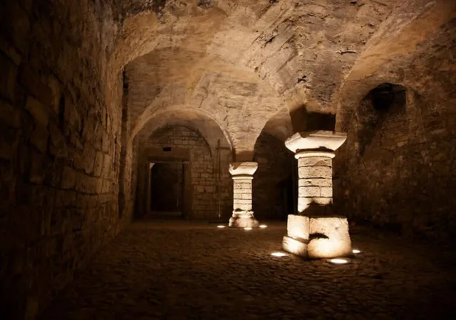 WWII in Prague Tour & The Crypt of Operation Anthropoid — Subterranean Survival: The 12th-Century Cellars of Palace U Kunštátů