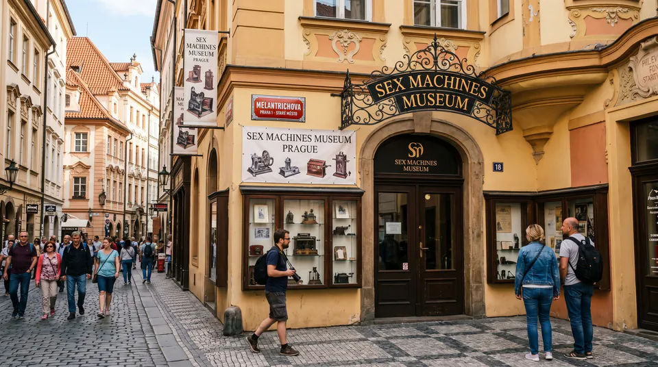 Sex Machines Museum Praha — historic view