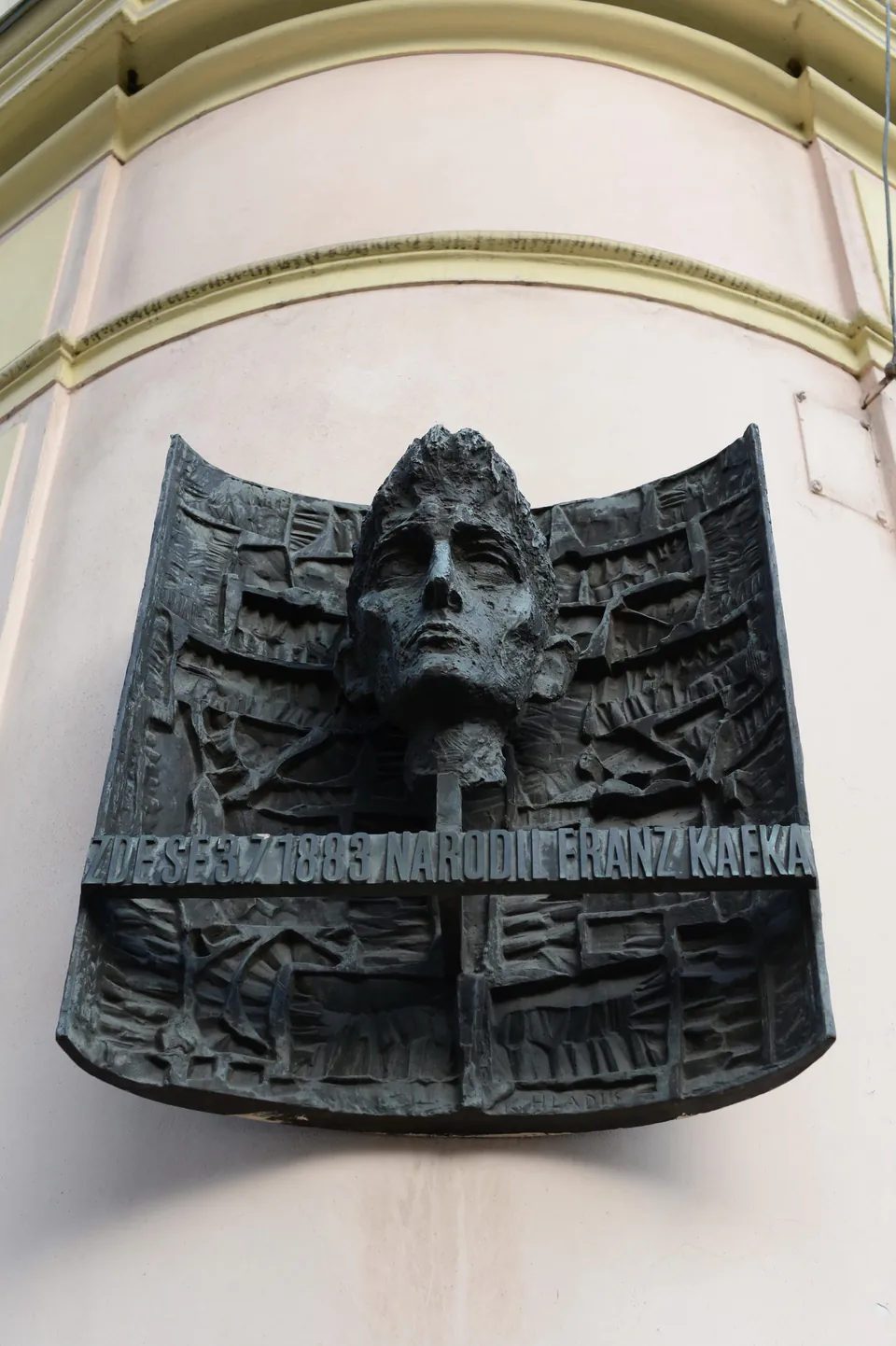 Head of Franz Kafka — historic view