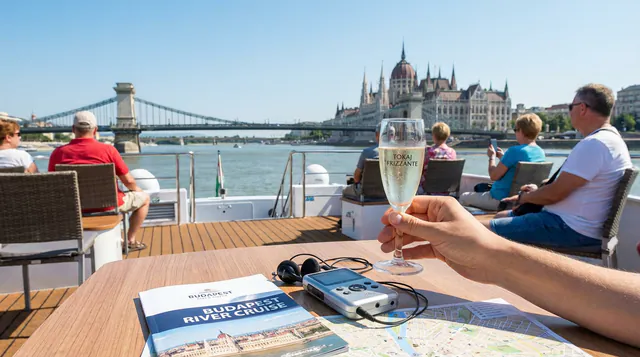 Budapest River Cruise with Tokaj Frizzante & Audio Guide — What's Included