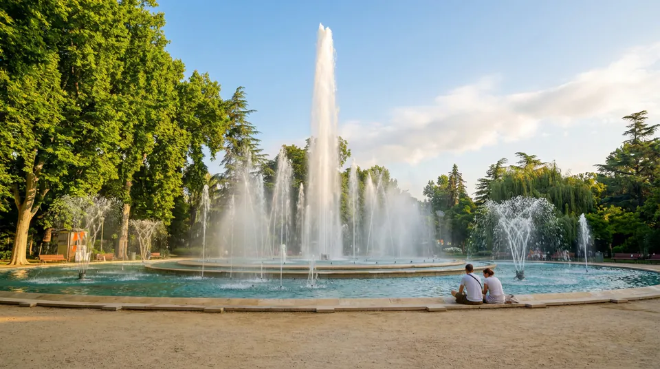 Margaret Island Music Fountain — historic view