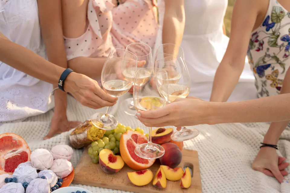 로잘리아 와인 피크닉 — 먹거리와 마실 거리