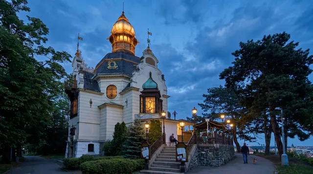 Letná Park (Letenské sady) — Architectural Masterpieces of the Late Nineteenth Century: The Hanavský Pavilion and the Letná Carousel