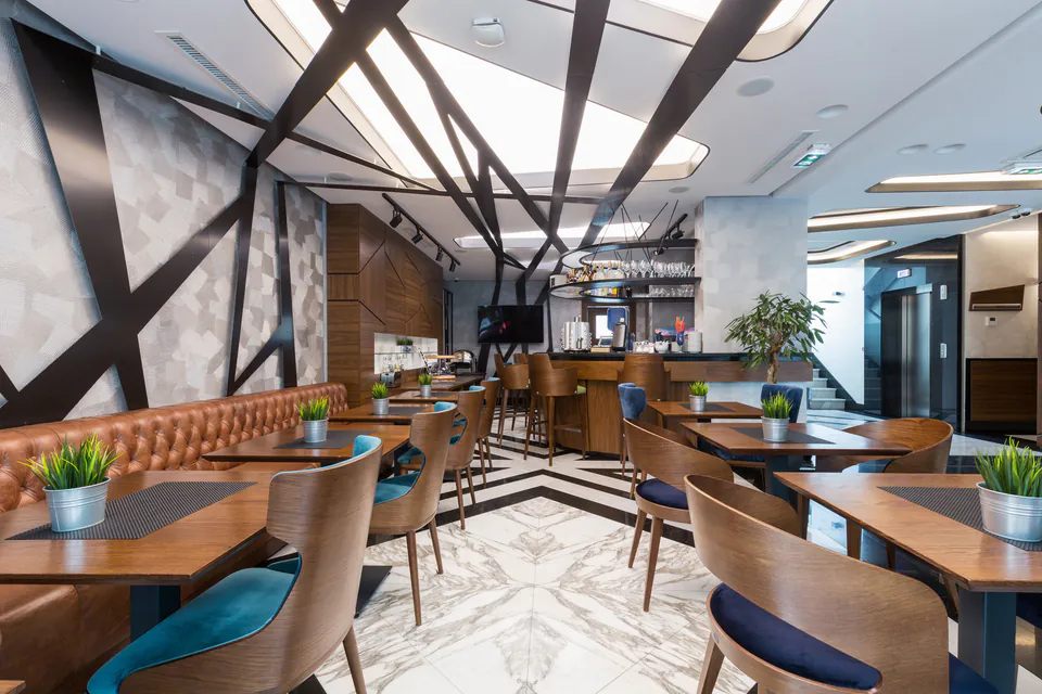 Atrium Hotel by Mellow Mood Hotels — Breakfast & Social Spaces