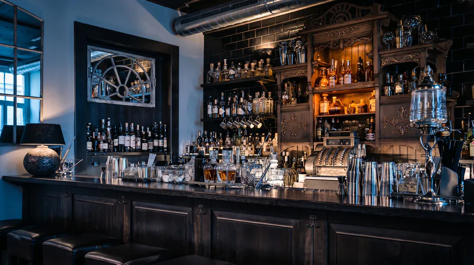Hemingway Bar Praha — historic view