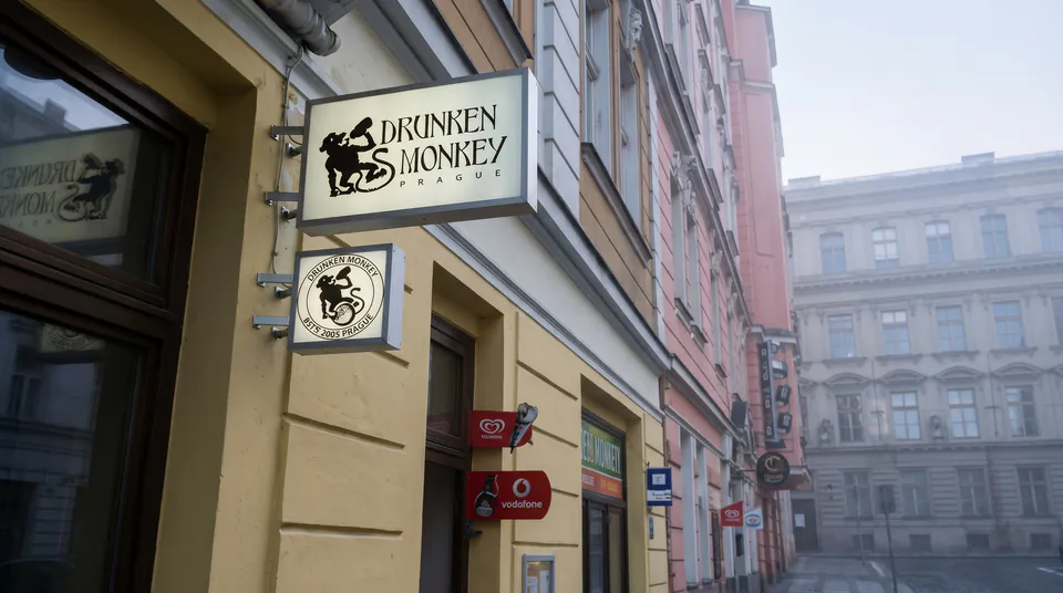 Drunken Monkey Prague Pub Crawl & Bar — historic view