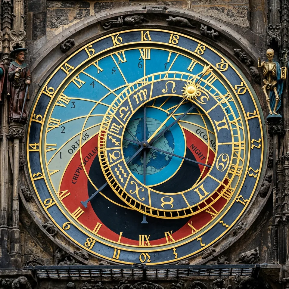 Prague Astronomical Clock — Celestial Math and Medieval Fears