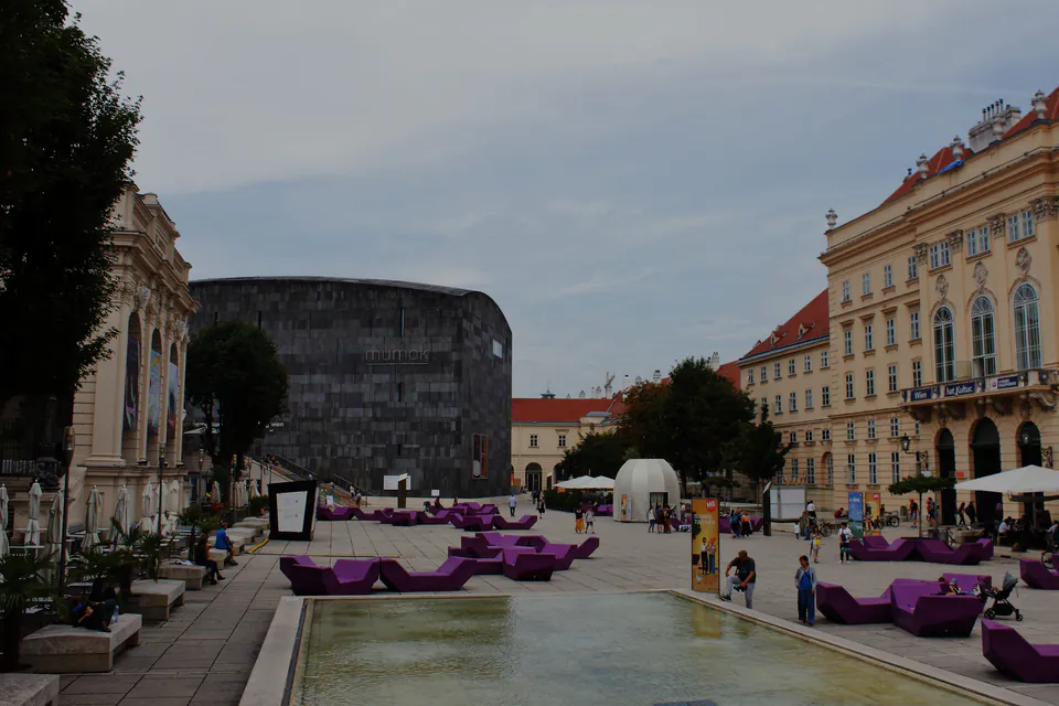 MuseumsQuartier de Viena — historic view