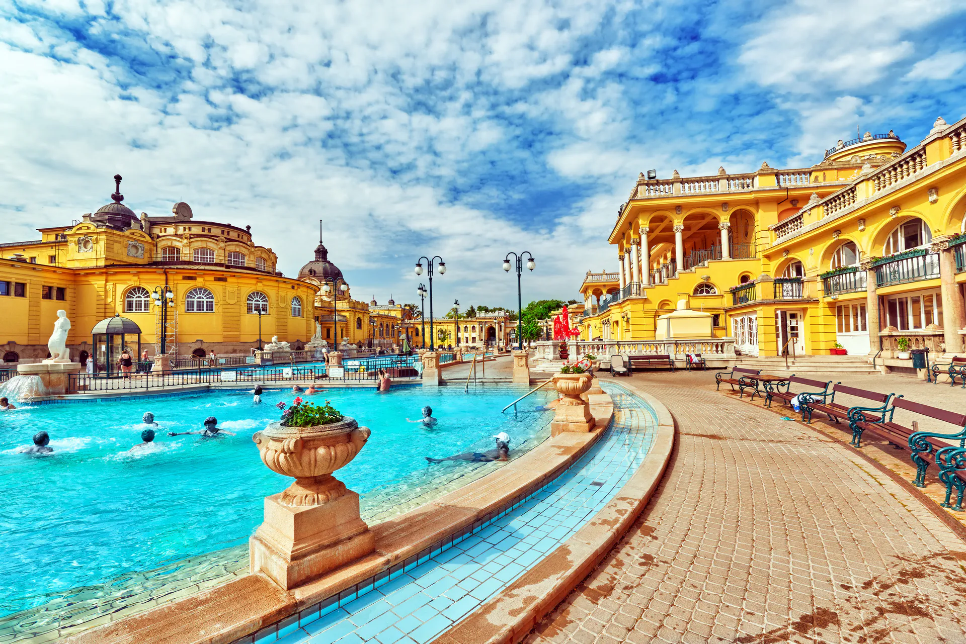 Beautiful panoramic view of Budapest